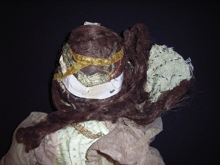 Testa prima del restauro